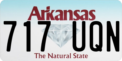 AR license plate 717UQN