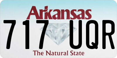 AR license plate 717UQR