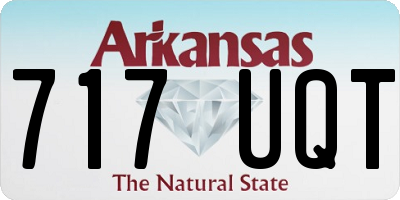 AR license plate 717UQT