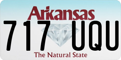 AR license plate 717UQU