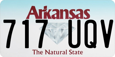 AR license plate 717UQV