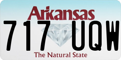 AR license plate 717UQW