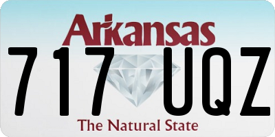 AR license plate 717UQZ