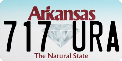 AR license plate 717URA