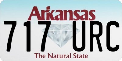 AR license plate 717URC