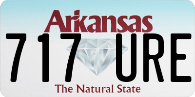 AR license plate 717URE
