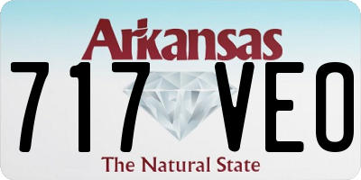 AR license plate 717VEO