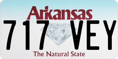 AR license plate 717VEY