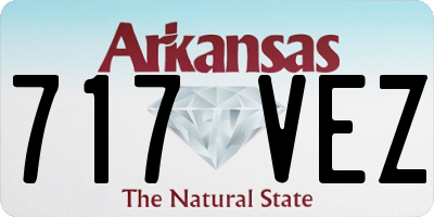 AR license plate 717VEZ