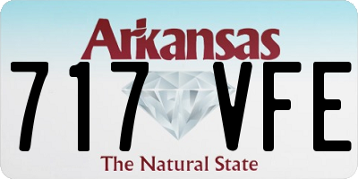 AR license plate 717VFE