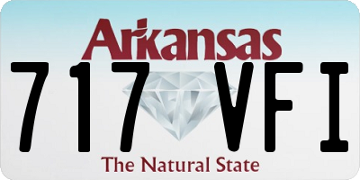 AR license plate 717VFI