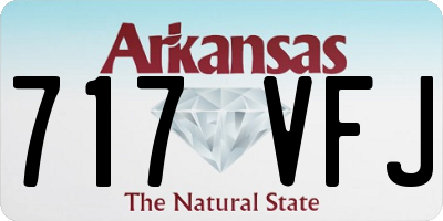 AR license plate 717VFJ