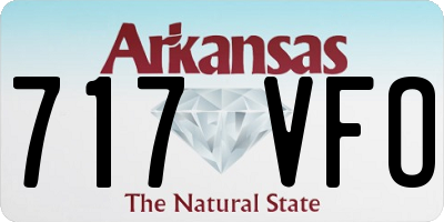 AR license plate 717VFO