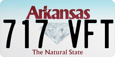 AR license plate 717VFT