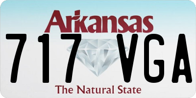 AR license plate 717VGA