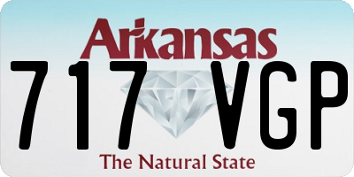 AR license plate 717VGP