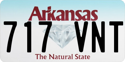 AR license plate 717VNT