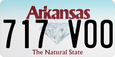 AR license plate 717VOO