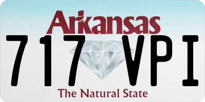 AR license plate 717VPI