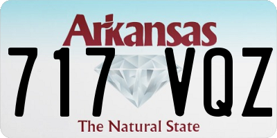 AR license plate 717VQZ