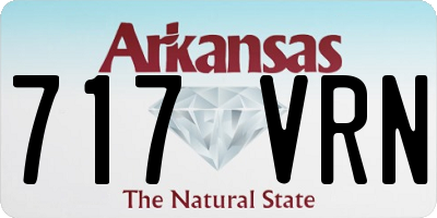 AR license plate 717VRN