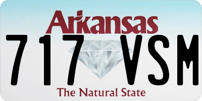 AR license plate 717VSM