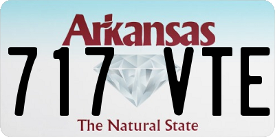 AR license plate 717VTE