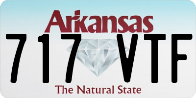 AR license plate 717VTF