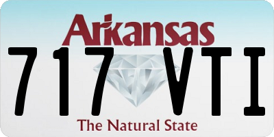 AR license plate 717VTI