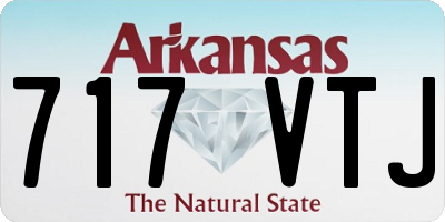 AR license plate 717VTJ