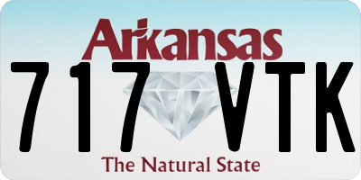 AR license plate 717VTK