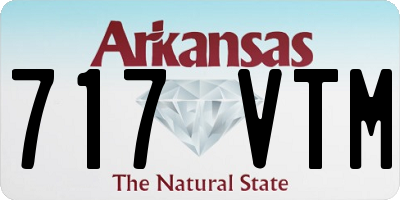 AR license plate 717VTM