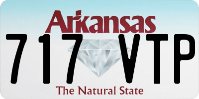 AR license plate 717VTP