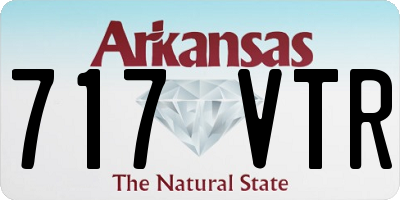 AR license plate 717VTR