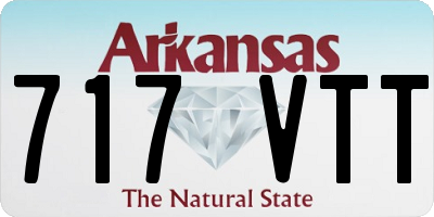 AR license plate 717VTT