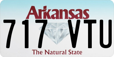 AR license plate 717VTU