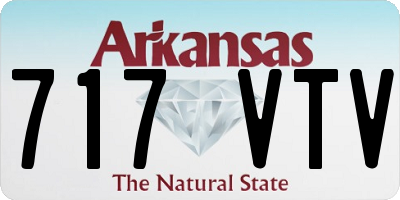 AR license plate 717VTV