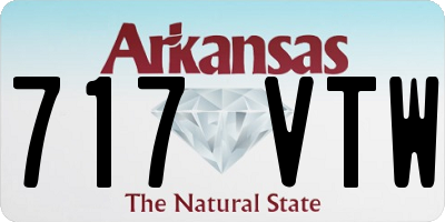 AR license plate 717VTW