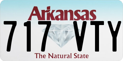 AR license plate 717VTY