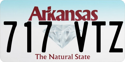 AR license plate 717VTZ