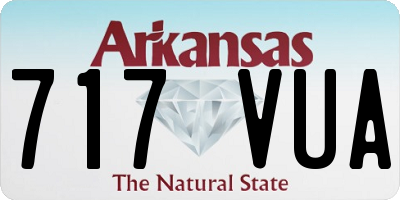 AR license plate 717VUA