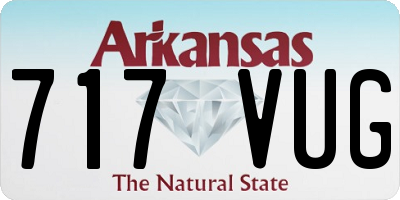 AR license plate 717VUG