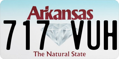 AR license plate 717VUH
