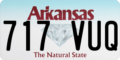 AR license plate 717VUQ