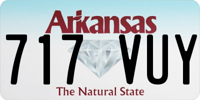 AR license plate 717VUY