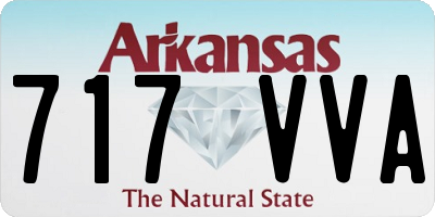 AR license plate 717VVA