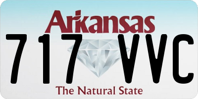 AR license plate 717VVC