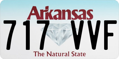 AR license plate 717VVF