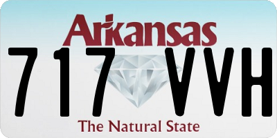 AR license plate 717VVH