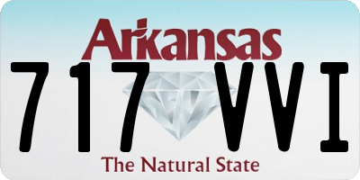 AR license plate 717VVI